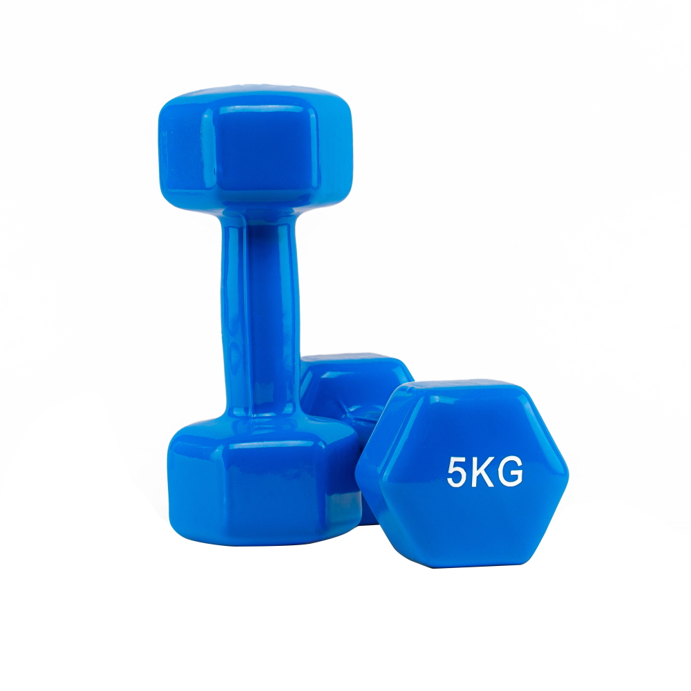 VID05 Vinyl dumbbell 5 kg